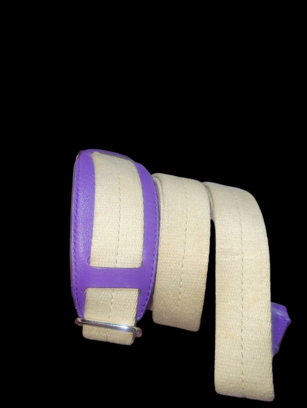 Coach Legacy Signature Stripe Swingpack With Purple Trim 2012-2013 - Picture 9 of 10